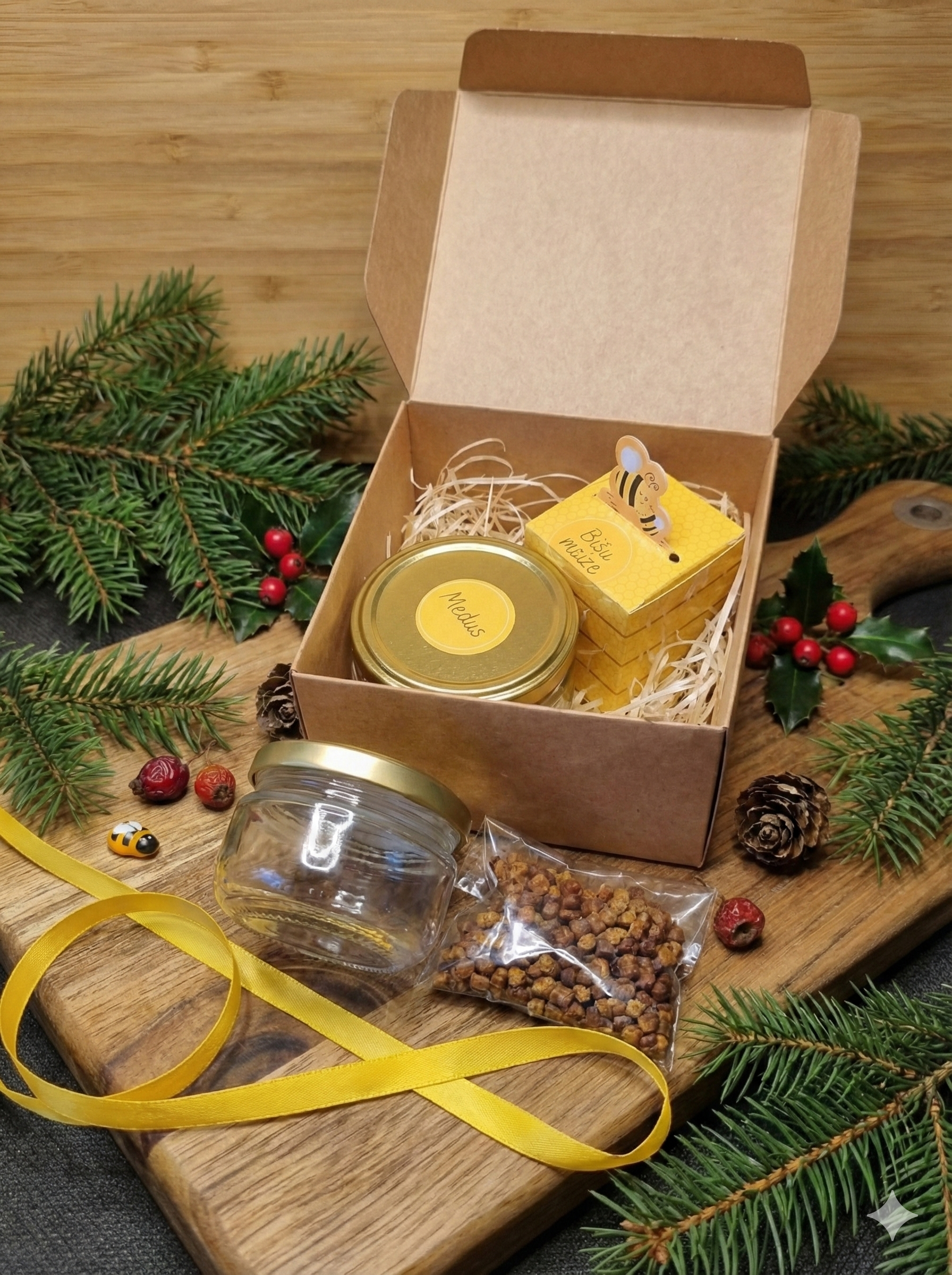 Dāvana medus + bišu maize